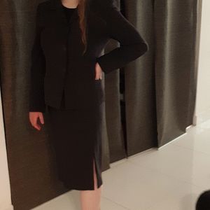 Women's dark purple Anne Klein suit